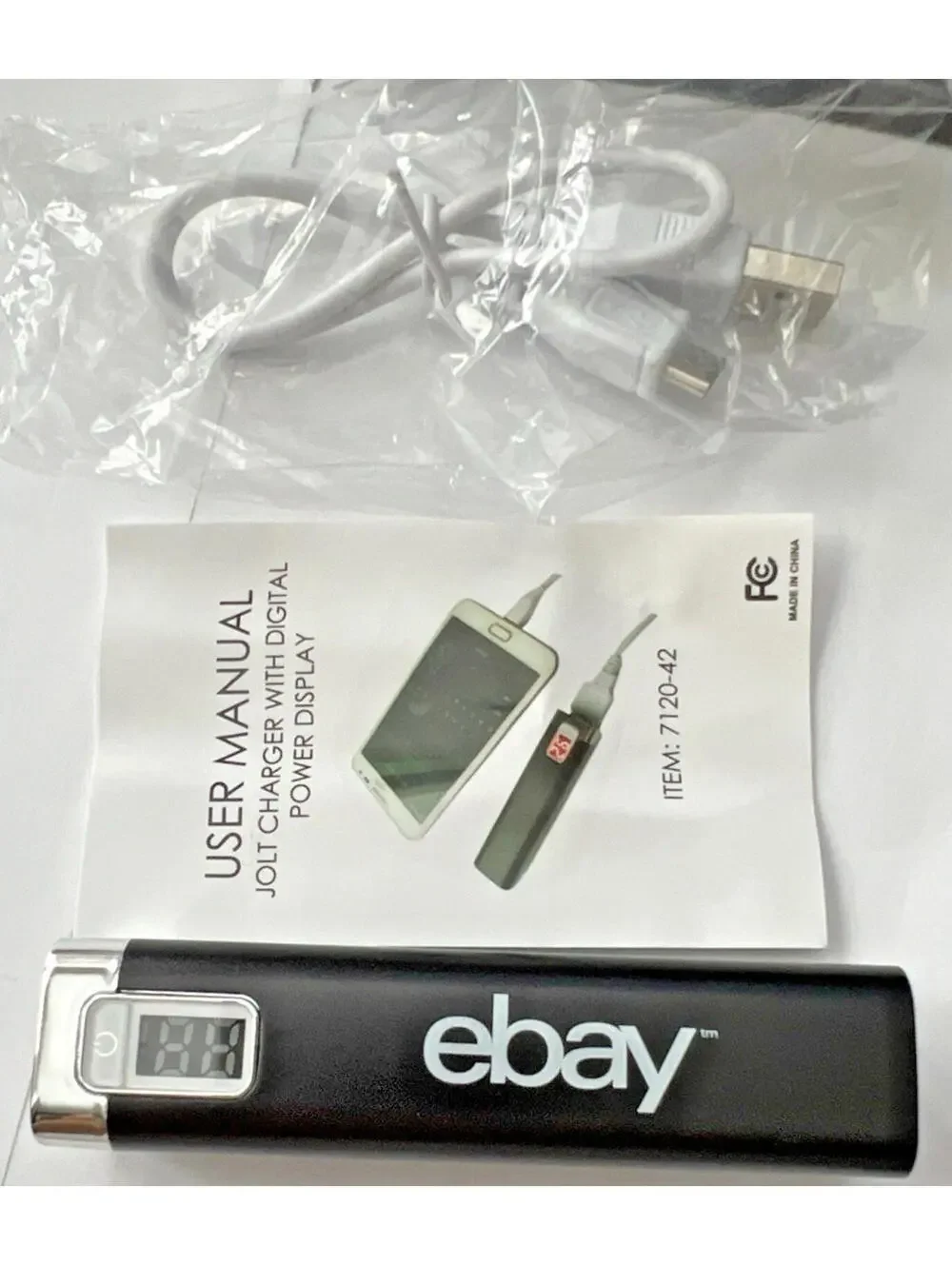 JOLT New EBAY Branded Charger with Digital Power Display New in Box